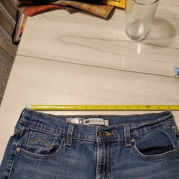 Levi's Men's Light Blue Straight Jeans - Picture 6 of 9